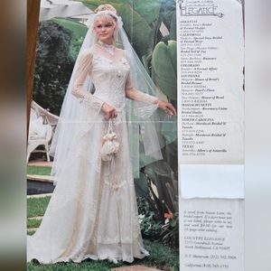 Wedding gown, Vintage lace